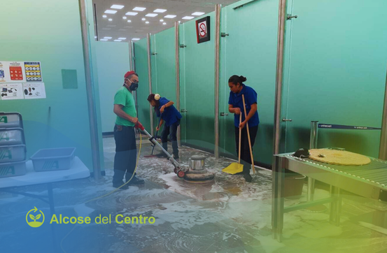 limpieza de pasillos